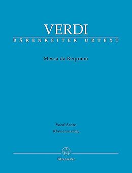 Giuseppe Verdi Notenblätter Messa da Requiem