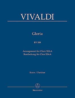 Antonio Vivaldi Notenblätter Gloria RV589