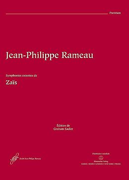 Jean Philippe Rameau Notenblätter Symphonies extraites de Zais