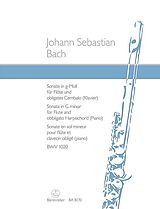 Johann Sebastian Bach Notenblätter Sonate g-Moll BWV1020