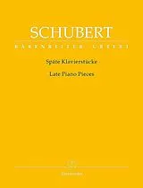 Franz Schubert Notenblätter Späte Klavierstücke