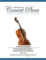 Oskar Rieding Notenblätter Konzert h-Moll op.35 für Violine und Orchester