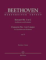 Ludwig van Beethoven Notenblätter Konzert C-Dur Nr.1 op.15 für Klavier und