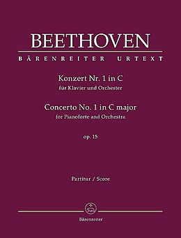 Ludwig van Beethoven Notenblätter Konzert C-Dur Nr.1 op.15 für Klavier und