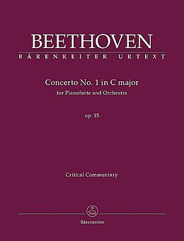 Notenblätter Konzert C-Dur Nr.1 op.15 von Ludwig van Beethoven