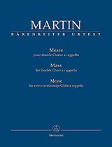 Frank Martin Notenblätter Messe pour double choeur