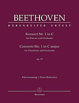 Ludwig van Beethoven Notenblätter Konzert C-Dur Nr.1 op.15 für Klavier und Orchester