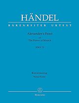 Georg Friedrich Händel Notenblätter Alexanders Feast or The Power of Musick