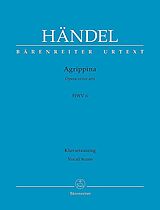 Georg Friedrich Händel Notenblätter Agrippina HWV6