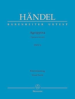 Georg Friedrich Händel Notenblätter Agrippina HWV6
