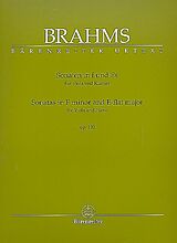 Johannes Brahms Notenblätter 2 Sonaten op.120