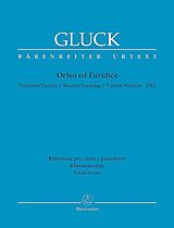 Christoph Willibald Gluck Notenblätter Orfeo ed Euridice (Wiener Fassung 1762)
