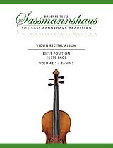  Notenblätter Sassmannshaus Violin Recital Album Band 2