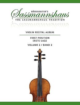  Notenblätter Sassmannshaus Violin Recital Album Band 2