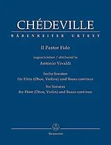 Nicolas Chèdeville Le Cadet Notenblätter Il pastor fido op.13