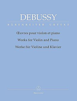 Claude Debussy Notenblätter Werke