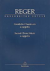 Max Reger Notenblätter Geistliche Chormusik