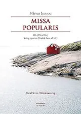 Marten Jansson Notenblätter Missa popularis