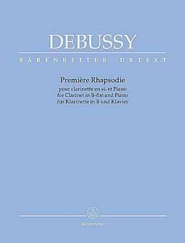 Claude Debussy Notenblätter Rhapsodie Nr.1 für Klarinette und Orchester