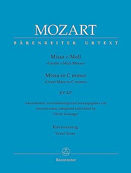 Wolfgang Amadeus Mozart Notenblätter Grosse Messe c-Moll KV427