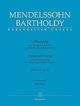 Felix Mendelssohn-Bartholdy Notenblätter Lobgesang op.52 MWV A18