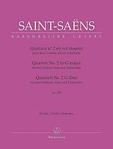 Camille Saint-Saëns Notenblätter Quartett G-Dur Nr.2 op.153