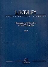 Robert Lindley Notenblätter Capriccios and Exercises op.15