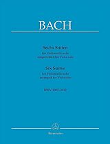 Johann Sebastian Bach Notenblätter 6 Suiten für Violoncello solo BWV1007-1012
