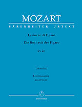 Wolfgang Amadeus Mozart Notenblätter Le nozze die Figaro KV492