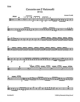 Antonio Vivaldi Notenblätter Konzert g-Moll RV531