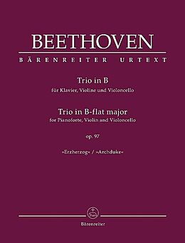 Ludwig van Beethoven Notenblätter Trio B-Dur op.97