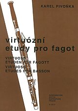 Karel Pivonka Notenblätter Virtuose Etüden