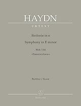 Franz Joseph Haydn Notenblätter Sinfonie e-Moll Hob.I-44 Trauersinfonie