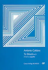 Antonio Caldara Notenblätter Te deum D-Dur