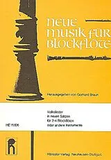  Notenblätter Volkslieder in neuen Sätzen für