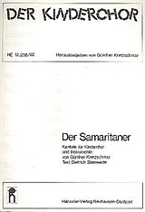 Günther Kretzschmar Notenblätter Der Samariter SA, S+A Blfl, Glsp