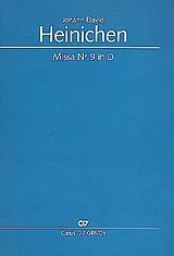 Johann David Heinichen Notenblätter Messe D-Dur Nr.9