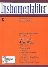 Gotthilf Friedrich Ebhardt Notenblätter Befiehl du deine Wege