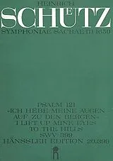 Heinrich Schütz Notenblätter Ich hebe meine Augen auf zu den Bergen