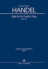 Georg Friedrich Händel Notenblätter Ode for St. Cecilias Day HWV76