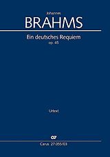 Johannes Brahms Notenblätter Ein deutsches Requiem op.45