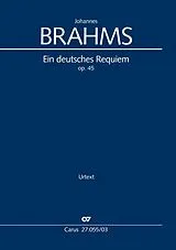 Johannes Brahms Notenblätter Ein deutsches Requiem op.45