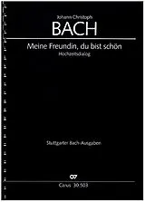 Johann Christoph Bach Notenblätter Meine Freundin du bist schön