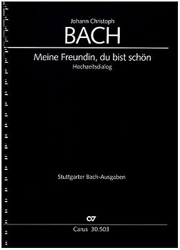 Johann Christoph Bach Notenblätter Meine Freundin du bist schön