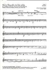 Johann Christoph Bach Notenblätter Meine Freundin du bist schön
