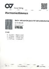 Johann Sebastian Bach Notenblätter Wie schön leuchtet der Morgenstern