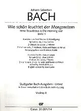 Johann Sebastian Bach Notenblätter Wie schön leuchtet der Morgenstern