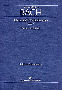 Johann Sebastian Bach Notenblätter Christ lag in Todesbanden