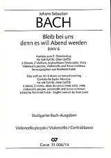 Johann Sebastian Bach Notenblätter Bleib bei uns denn es will Abend werden