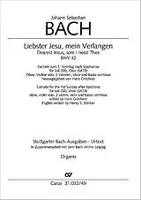Johann Sebastian Bach Notenblätter Liebster Jesu mein Verlangen